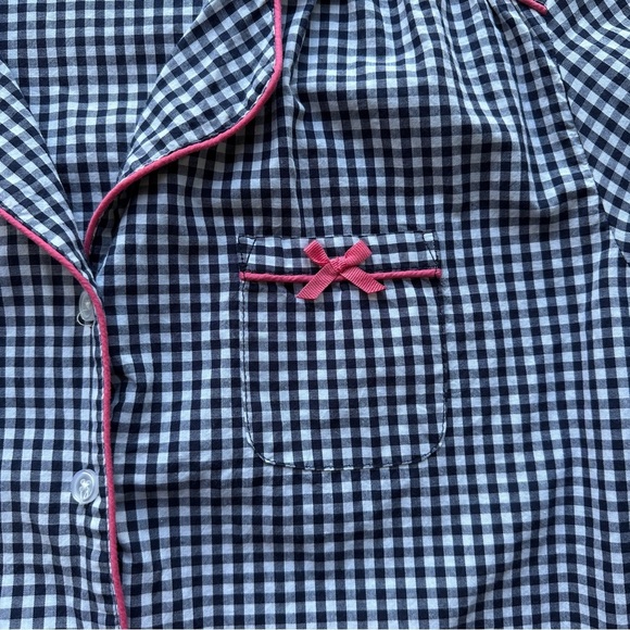 Liz Claiborne Sleepwear Black and White Gingham Pajama Set, Size Medium - Picture 15 of 15